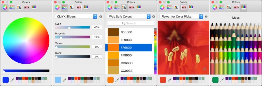 colors to use for color extraction vlc mac