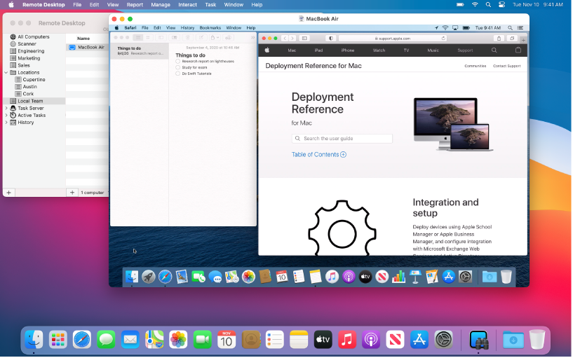 software for remote desktop over internet mac